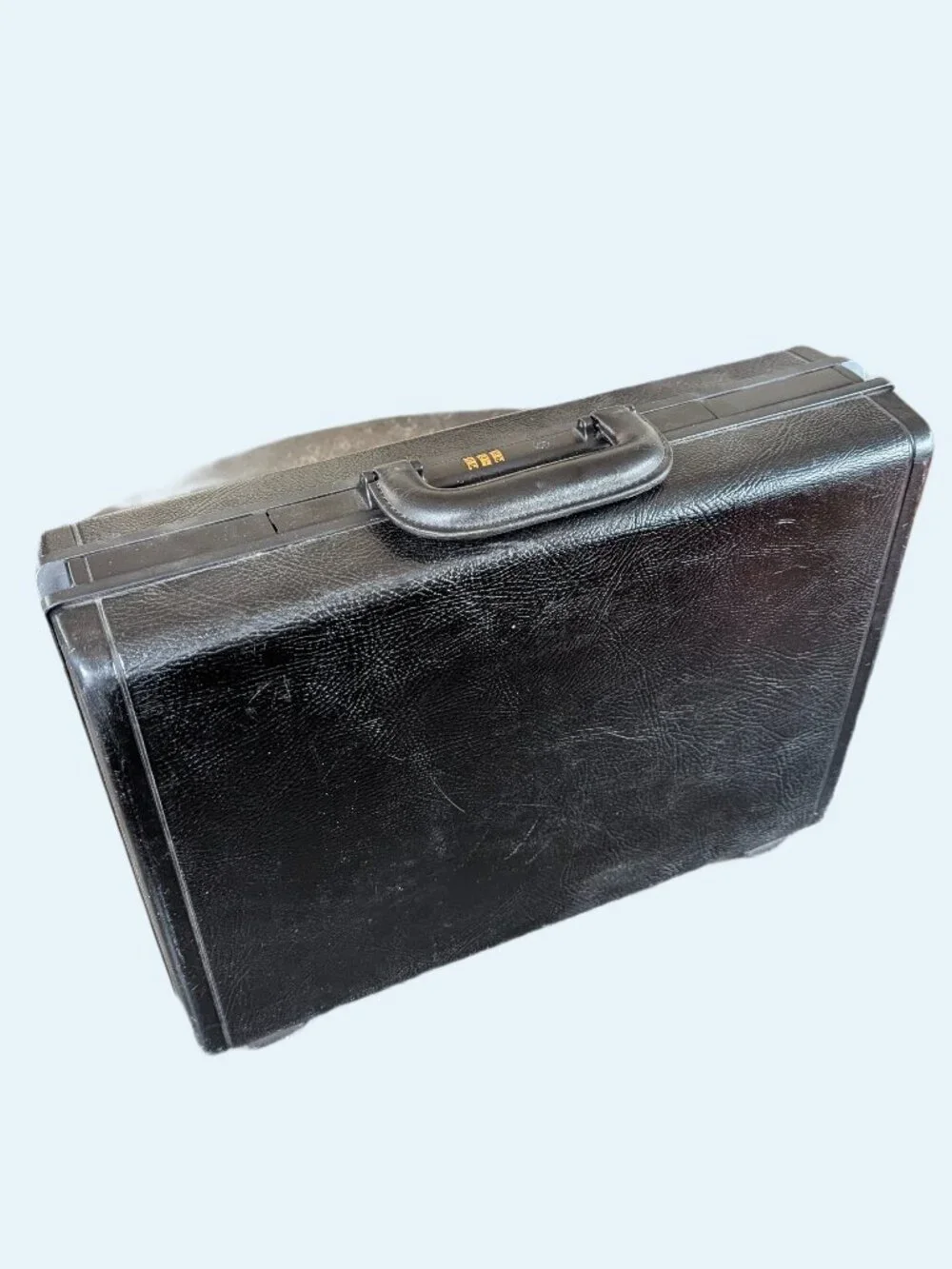 Vintage Samsonite Combo Lock Black Hardshell Briefcase